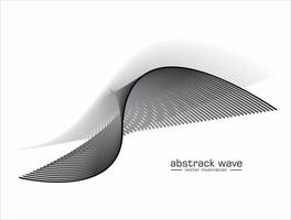 Flowing grey curve shape with soft gradient vector abstract background, relaxing and tranquil art, ease and tranquil image.