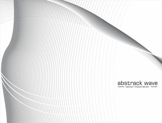 abstract gray wave background design