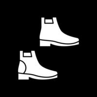 diseño de icono de vector de botas