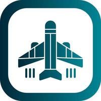 Airplane Vector Icon Design