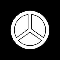 Peace Symbol Vector Icon Design