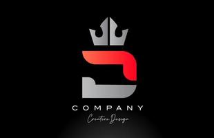 orange D alphabet letter logo icon design with king crown. Creative template for company vector