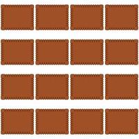 Pattern homemade cookie different taste in pastry biscuit vector