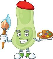 Staphylococcus pneumoniae Cartoon character vector