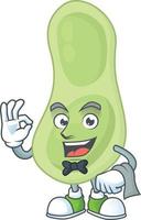 Staphylococcus pneumoniae Cartoon character vector