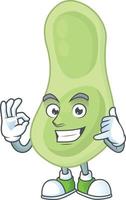 Staphylococcus pneumoniae Cartoon character vector