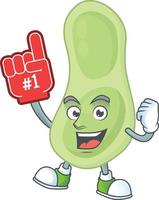 Staphylococcus pneumoniae Cartoon character vector