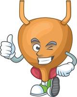 Bladder Cartoon character vector