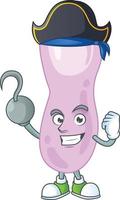 Cartoon character of clostridium botulinum vector