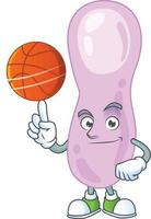 Cartoon character of clostridium botulinum vector