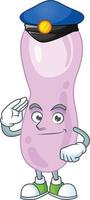 Cartoon character of clostridium botulinum vector