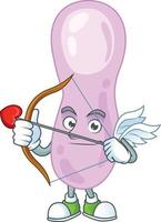 Cartoon character of clostridium botulinum vector