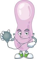 Cartoon character of clostridium botulinum vector