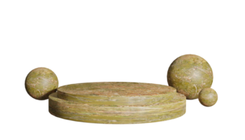 scène du podium de rendu 3d png