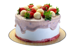 Strawberry cake food png