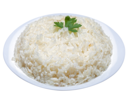 traditioneel gekookt wit rijst- in braziliaans voedsel png