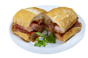 Bread with sausage png
