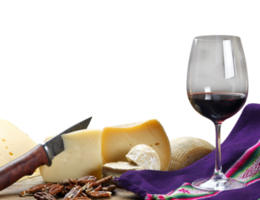 vino rosso bottiglia con formaggio png