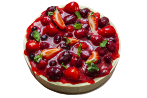 rouge fruit gâteau png