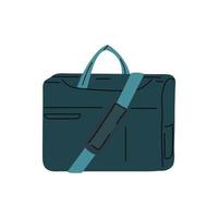 Cartoon laptop bag, design for any purpose. vector