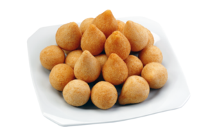 coxinha de pollo, snack brasileño png