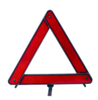 Automotive emergency triangle png