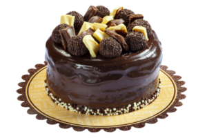chocolate pastel con caramelo png