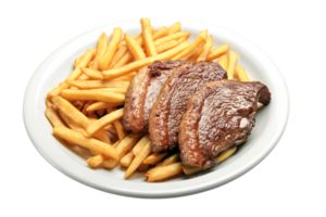 picanha con francese patatine fritte png