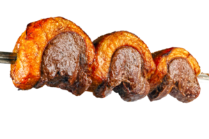 picanha, traditioneel Braziliaans rundvlees gesneden png