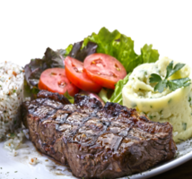 Fresh grilled meat. Grilled beef steak png