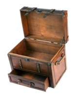 leather trunk vintage png