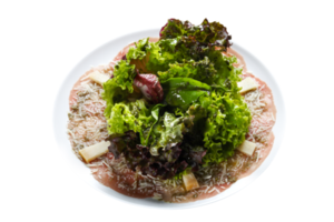 Carpaccio mit Salatsalat png