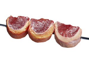 Sliced Raw Picanha, Traditional Brazilian meat cut Picanha png