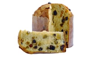 Panettone with fruits Italian Christmas cake png