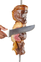 bistecca al girarrosto alla steakhouse, picanha affettata, picanha png