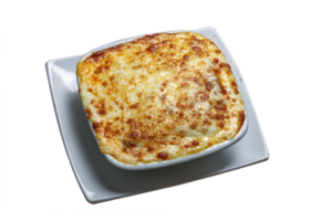 lasagne bolognese gebakken in de hout oven png