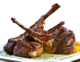 Roasted lamb chop png