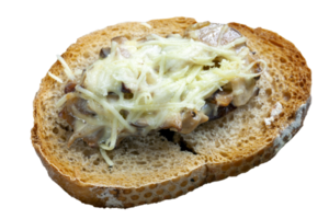 Bruschetta is an Italian antipasto made with bread png