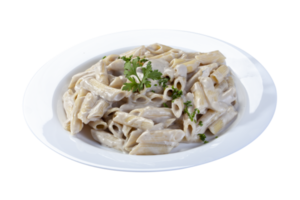 penne with white sauce