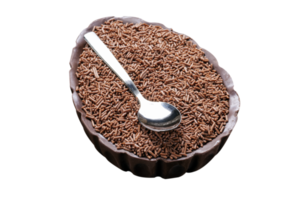 Easter egg eating with spoon png