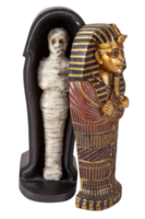 Mummy stuffed in the sarcophagus png
