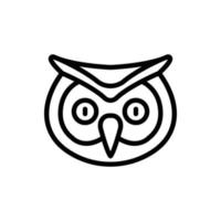 Animal Head Line Icon vector