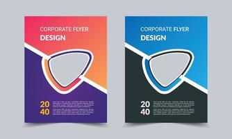 Corporate Business Book Cover Design Template. Can be used for Brochures, Annual reports, flyers, Leaflet, magazines, Posters, Business presentations, portfolios, banners, and Websites. vector