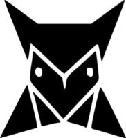 black and white of evil monster icon vector