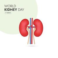 World Kidney Day Social Media Post vector