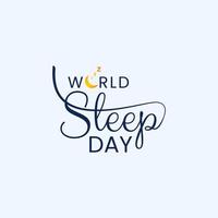 World Sleep Day Social Media Post vector