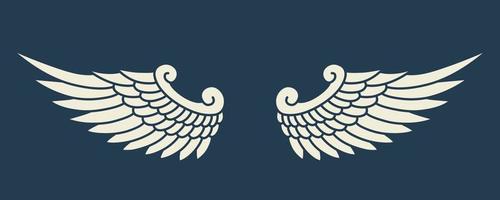 Vector angel wings design