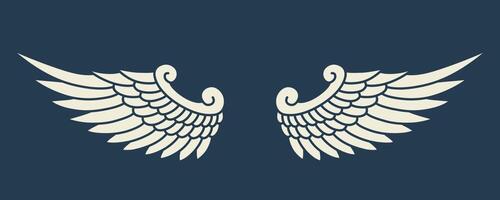 Vector angel wings design