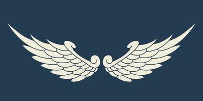 Vector angel wings design