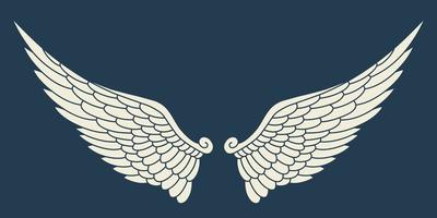 Vector angel wings design